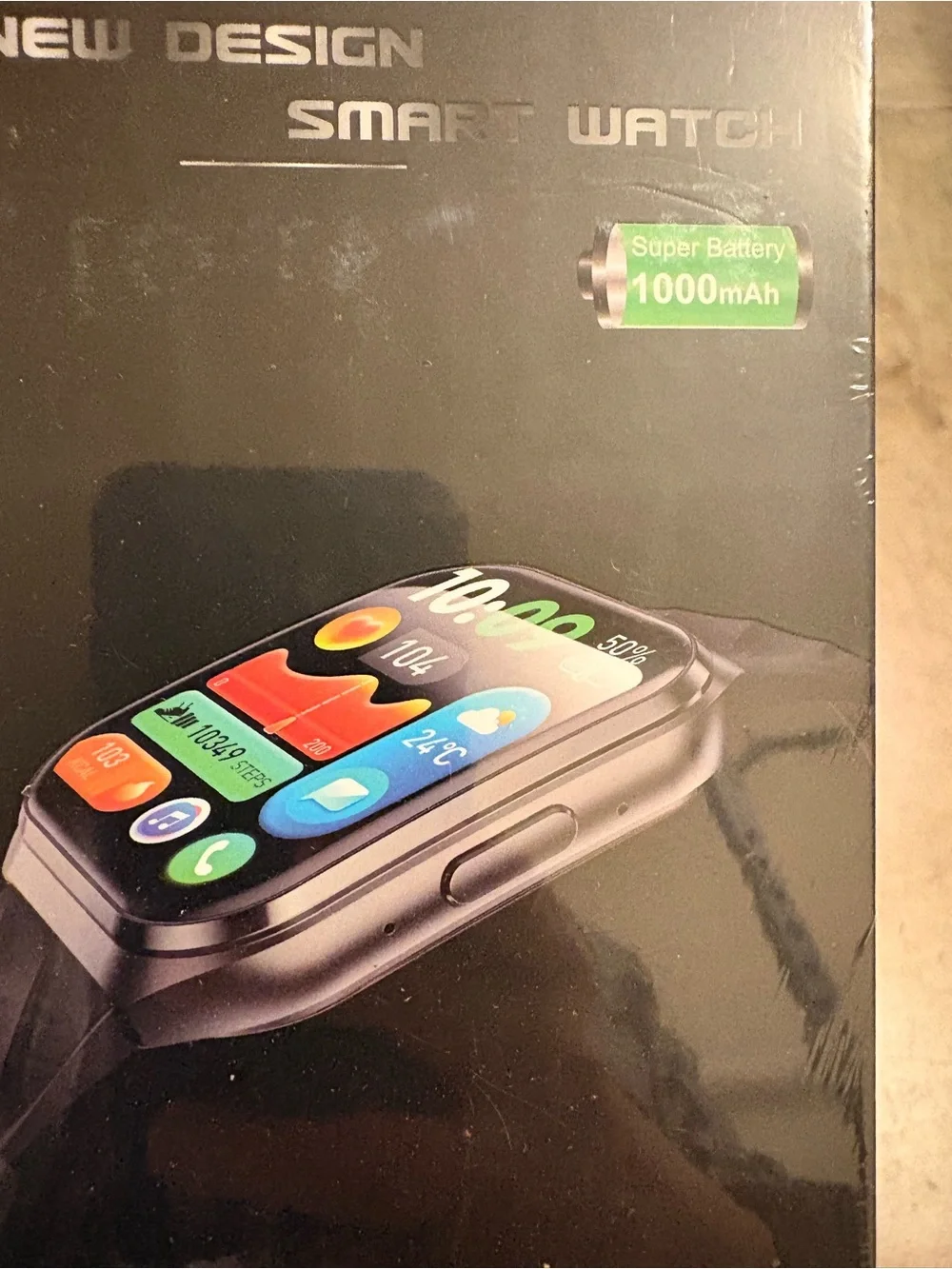 Smart Fitness Watch - Black